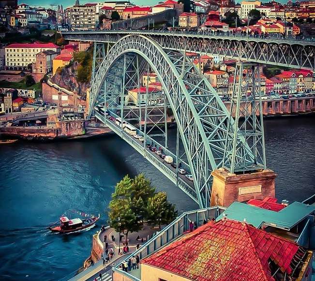 Локация для фото-прогулки в Порту: Ponte Dom Luís I